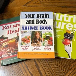 Book Bundle-Nutricures, Eat and Heal, and Your Brain and Body Answer Book